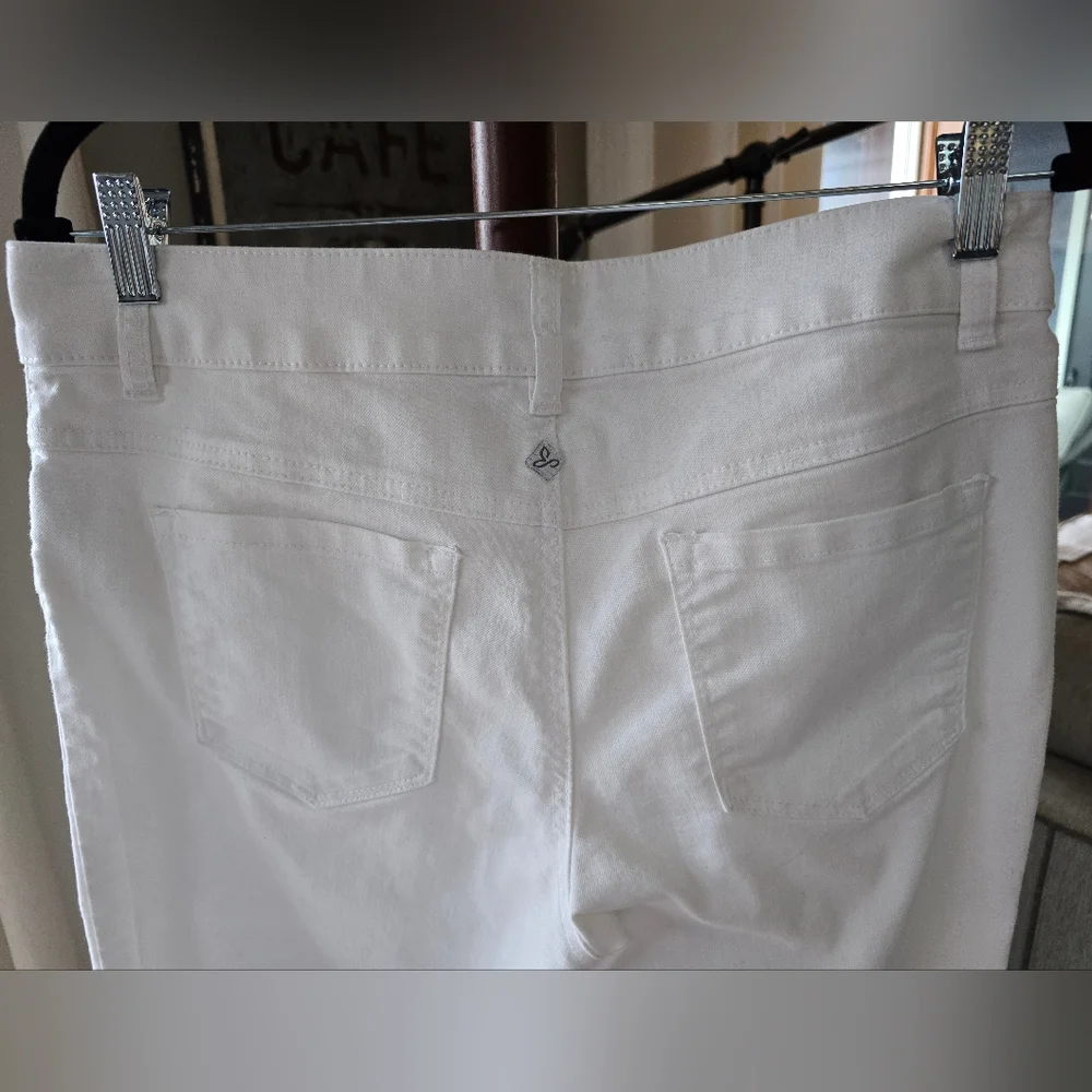 PRANA Carlotta Crop Jean Women's size 12/31 White - Picture 2 of 8